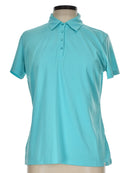 Lady Hagen Turquoise Short Sleeve Golf Polo Size L-1