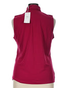 New Lady Hagen Pique Sleeveless Golf Polo - Rich Magnolia Size XL-2