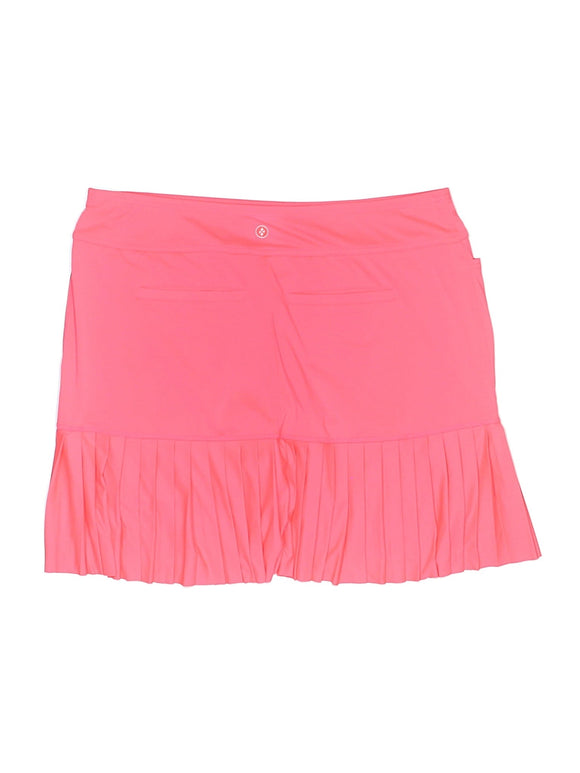 Jofit Women's Bright Coral Knife Pleat Golf Skort Size XL MSP$96