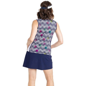 New Kinona Sport Swing Away Sleeveless Golf Top - Maze for Days Size XS - 0