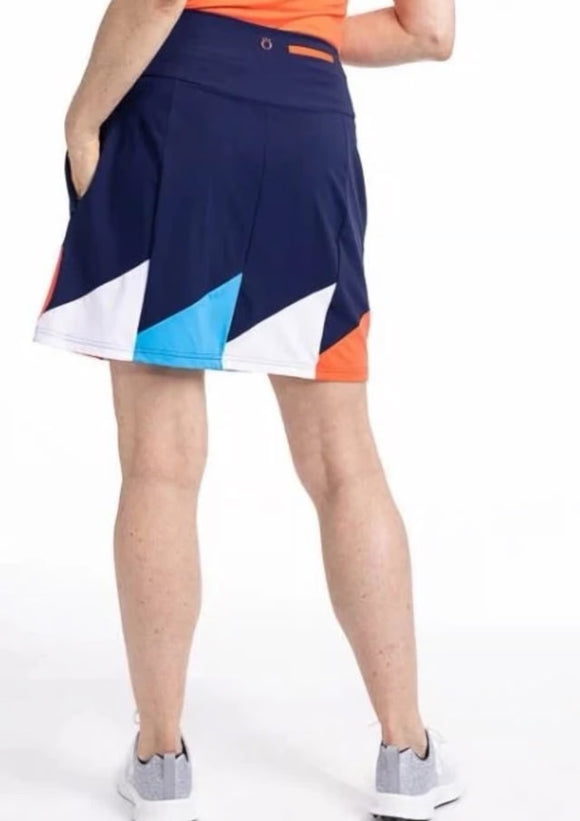 New Kinona Sport Helping Wing Navy Golf Skort Size S MSp$128