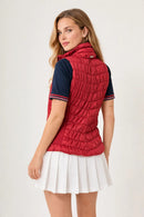 New GGBlue Women's Maroon Heritage Vest MSp$140-2