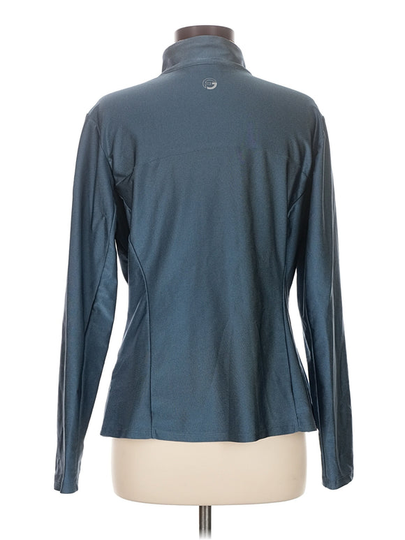 Foray Golf Women's Blue Lux Floral Shine Jacket w/ Logo Size L MSP$140