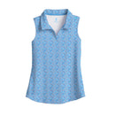 New Scales Women's Seaglass Sleeveless Golf Polo Size S MSP$80-4