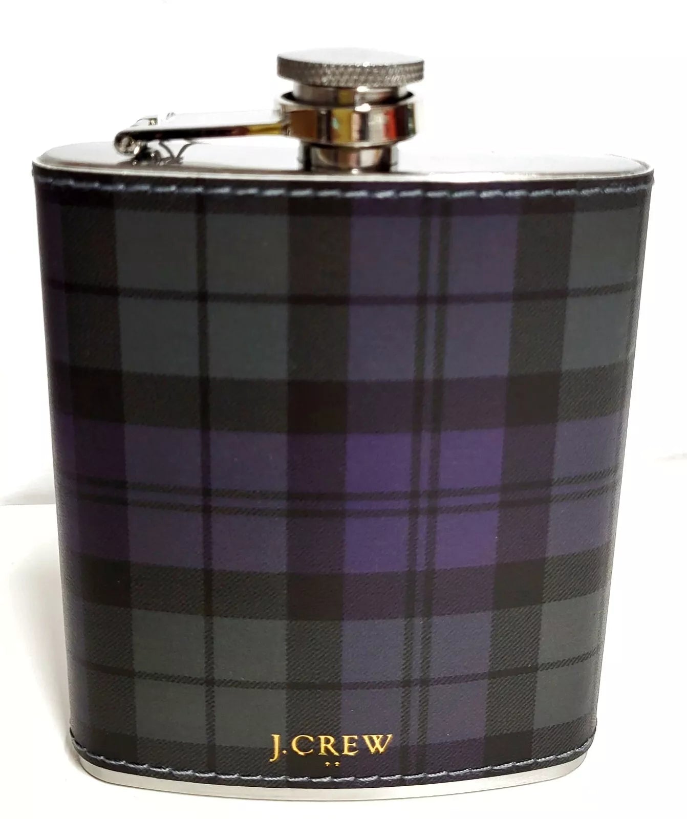 J. Crew Black Watch Plaid Flask MSP$49.50