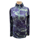 Nike Dri-Fit Lime, Aqua & Navy Palm 1/4 Zip Active Pullover Size XL-3