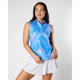 New Sunday Swagger Women's Sleeveless Polo - Pompano