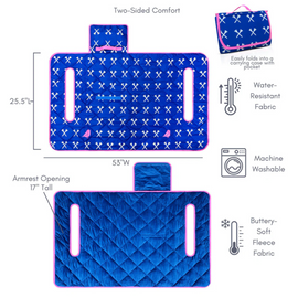 New Birdie Girl Birdie Tee Time Golf Cart Seat Cover - 0