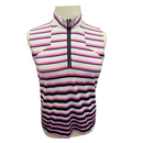 Tail White Label Magenta, Black & White Sleeveless Golf Mock Top Size XL-3