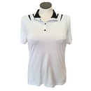 Tail White Label Women's White Golf Top w/ Black Accents Size XL MSP$90-3