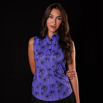 New Sunday Swagger Sleeveless Women's Golf Polo - Nightfall - 0