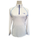 Ralph Lauren RLX White Women's Zip Pullover w/ Blue  & Logo Size S MSP$168-3