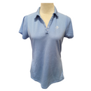 Adair Textured Periwinkle Golf Polo w/ Logo Size M MSP $80-3