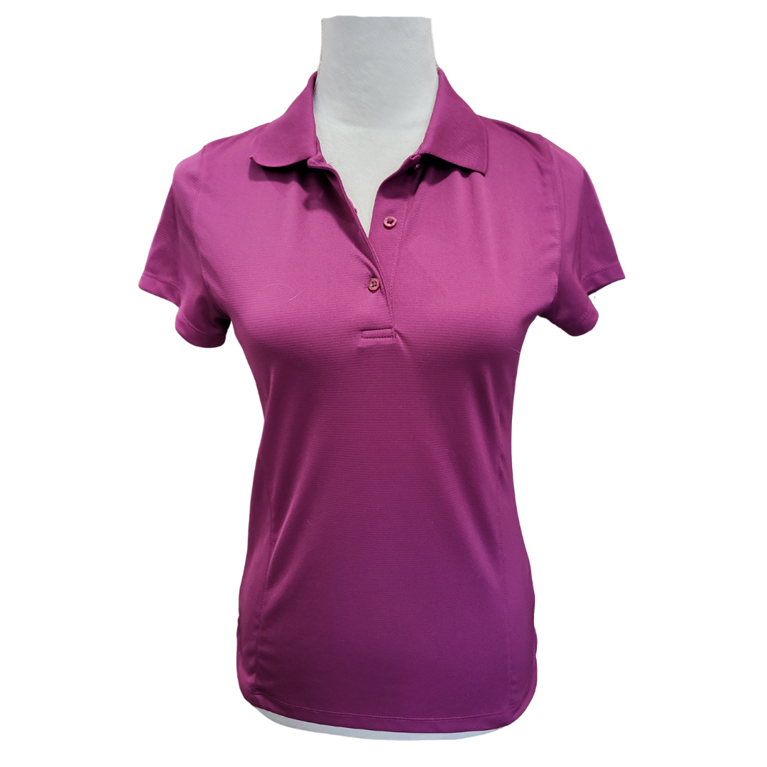 Maggie Lane Burgundy Women's golf Polo Size S - 0
