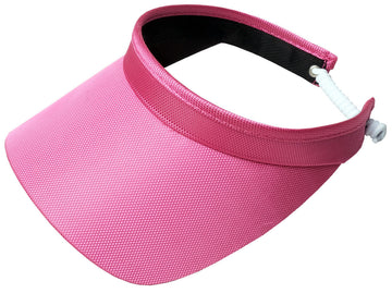 New Glove It Pink Solid Coil Visor - 0