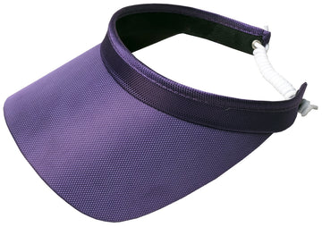 New Glove It Purple Solid Coil Visor - 0
