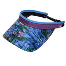 New Glove It Waterfall Print And Solid Coil Visor-2