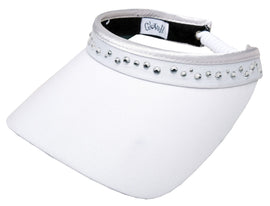 New Glove It White Bling Visor - 0