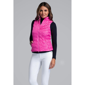 Buy pink New Ibkul Solid Vest MSP $134