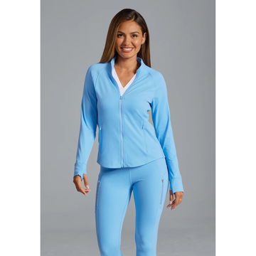 Buy blue New Ibkul Women's Performance Jacket MSP $126
